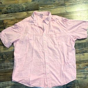 Mens IZOD saltwater cotton button up size 2XLT